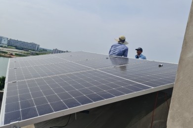 BNTECHSOLAR HOÀN THIỆN HỆ THỐNG HIBRIB 5 kW tại Phố Mới Đồng Nguyên - P. Đồng Nguyên - TP. Từ Sơn -  Bắc Ninh